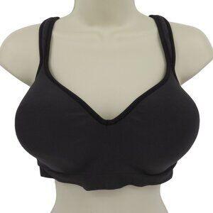 Bali 42C Comfort Revolution Wireless Bra 3463 Solid Black Lined Womens Plus Size
